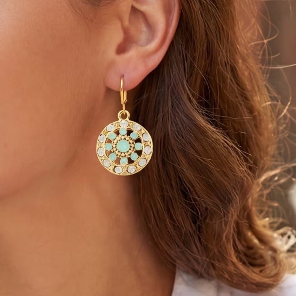 Vintage hoop Earrings #2342